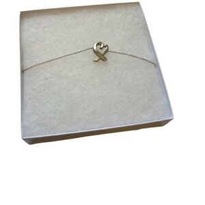 Tiffany & Co. Silver Necklace with Turquoise Accent